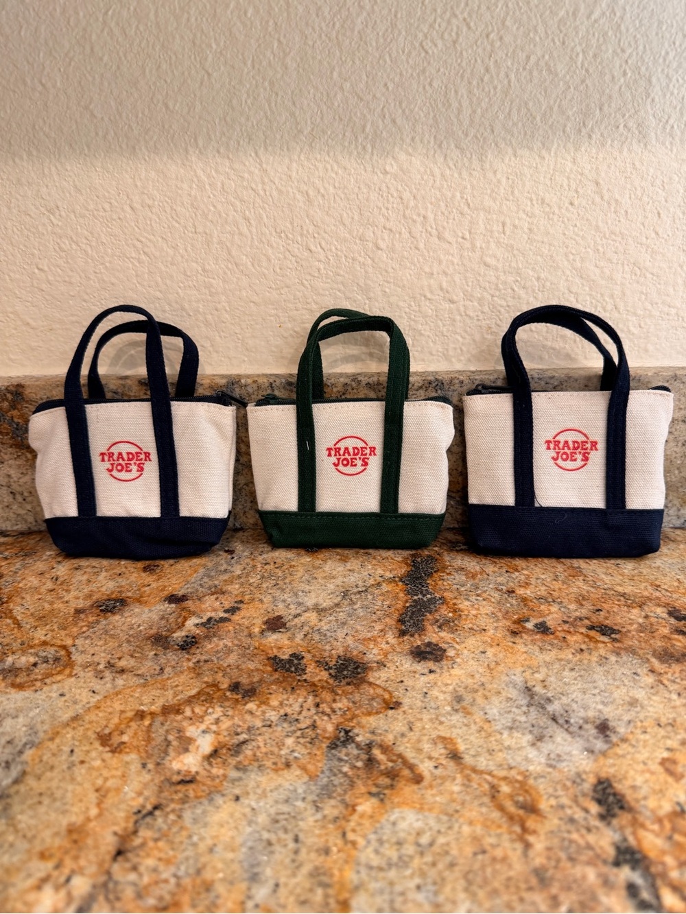 Bundle of 3 Trader Joe’s Mini Canvas Bags w/ Shopper Totes